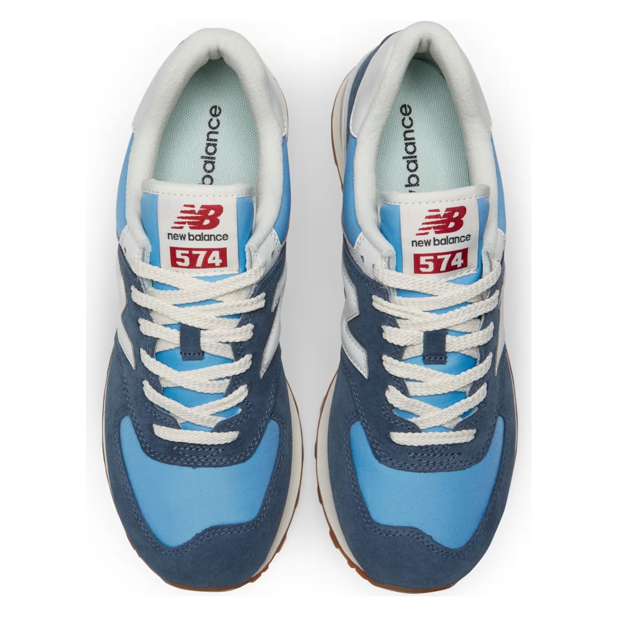 New Balance 574 Blue White Gum