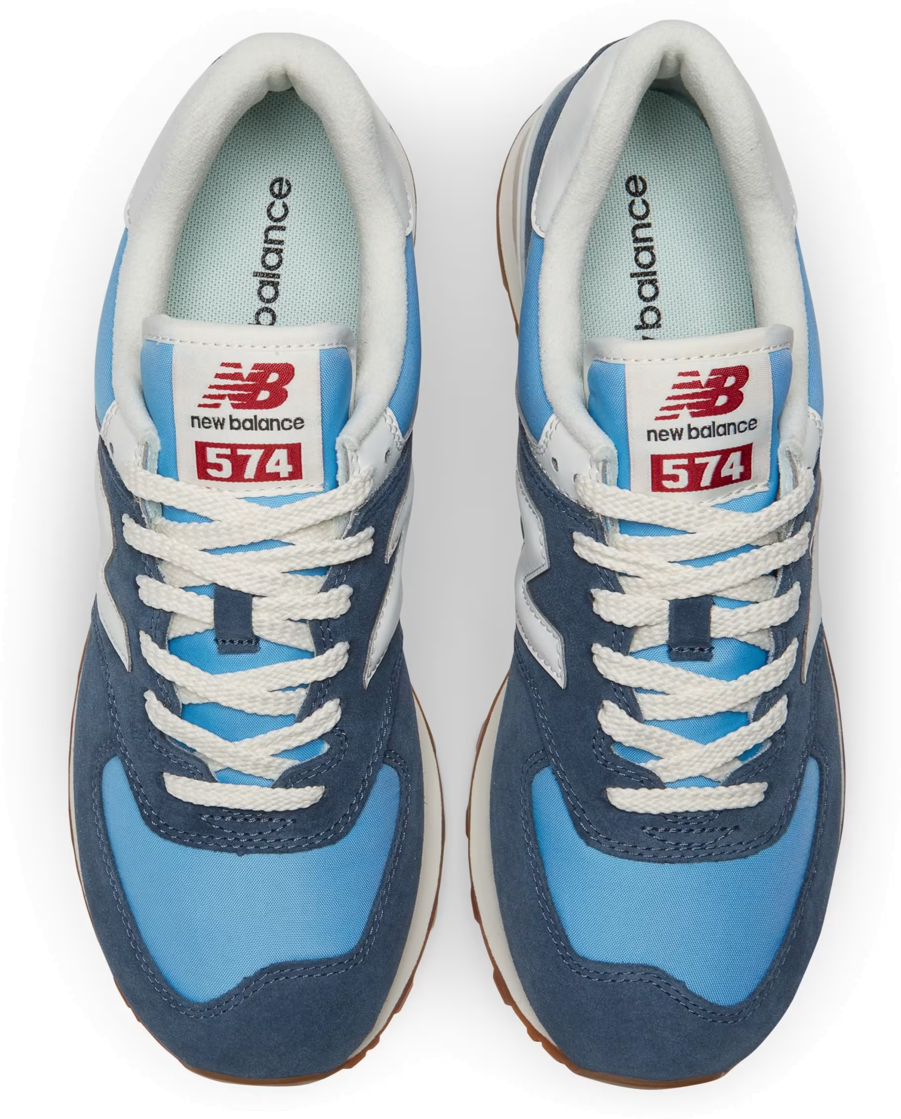 New Balance 574 Blue White Gum
