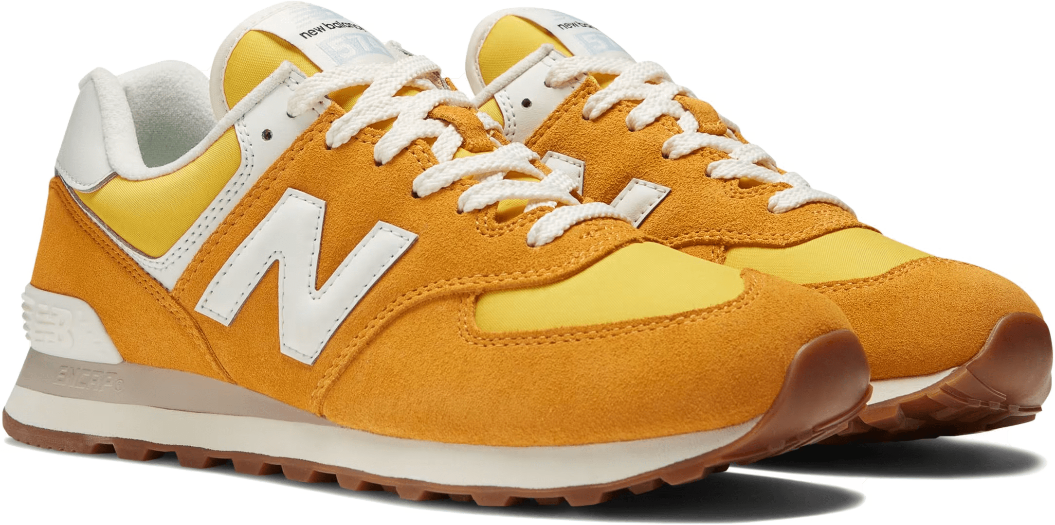 New Balance 574 Retro Bright Pack Orange Yellow