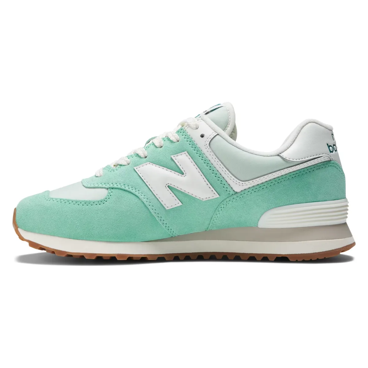 New Balance 574 Turquoise Green White Gum