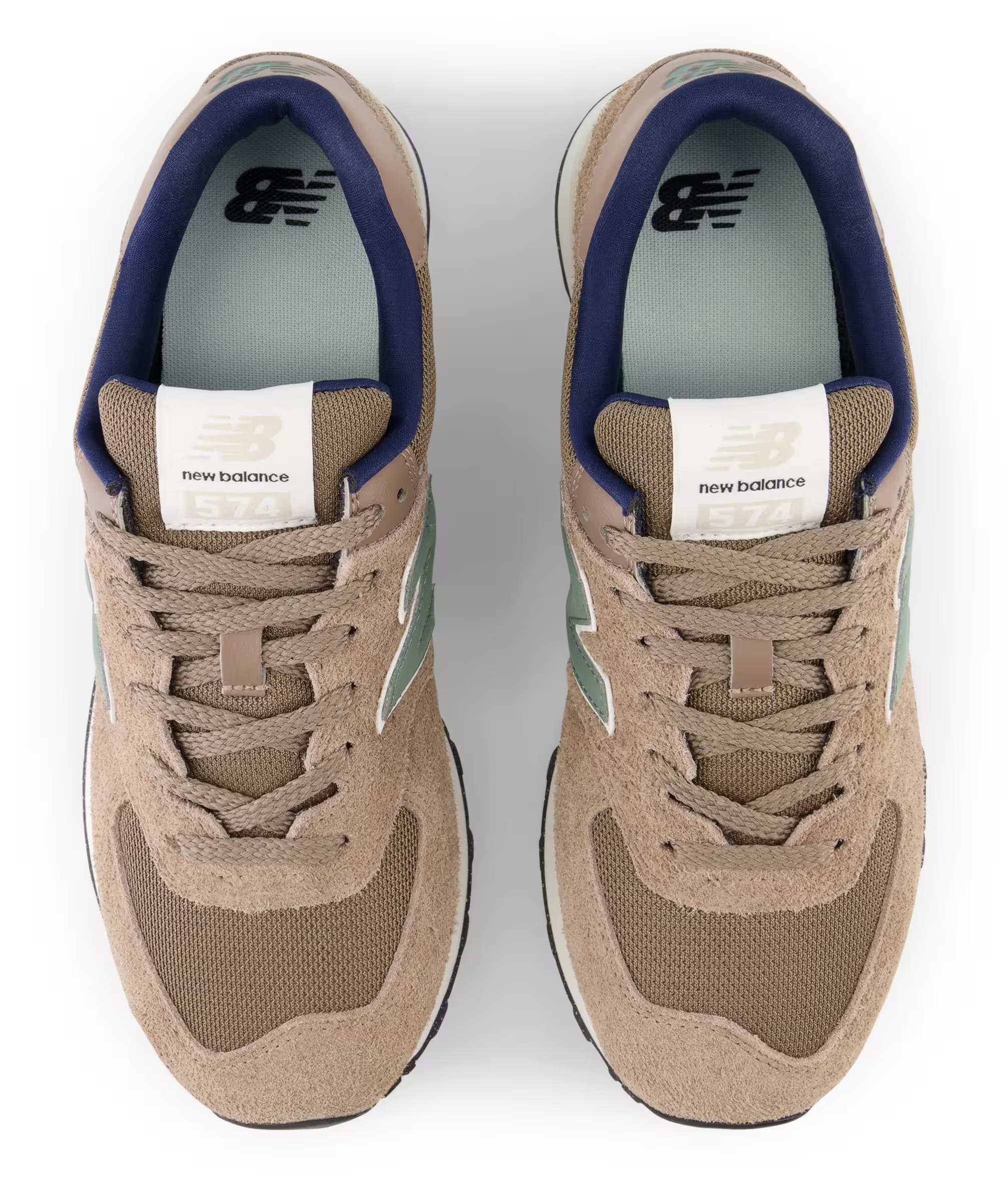 New Balance 574 Brown Grey Navy