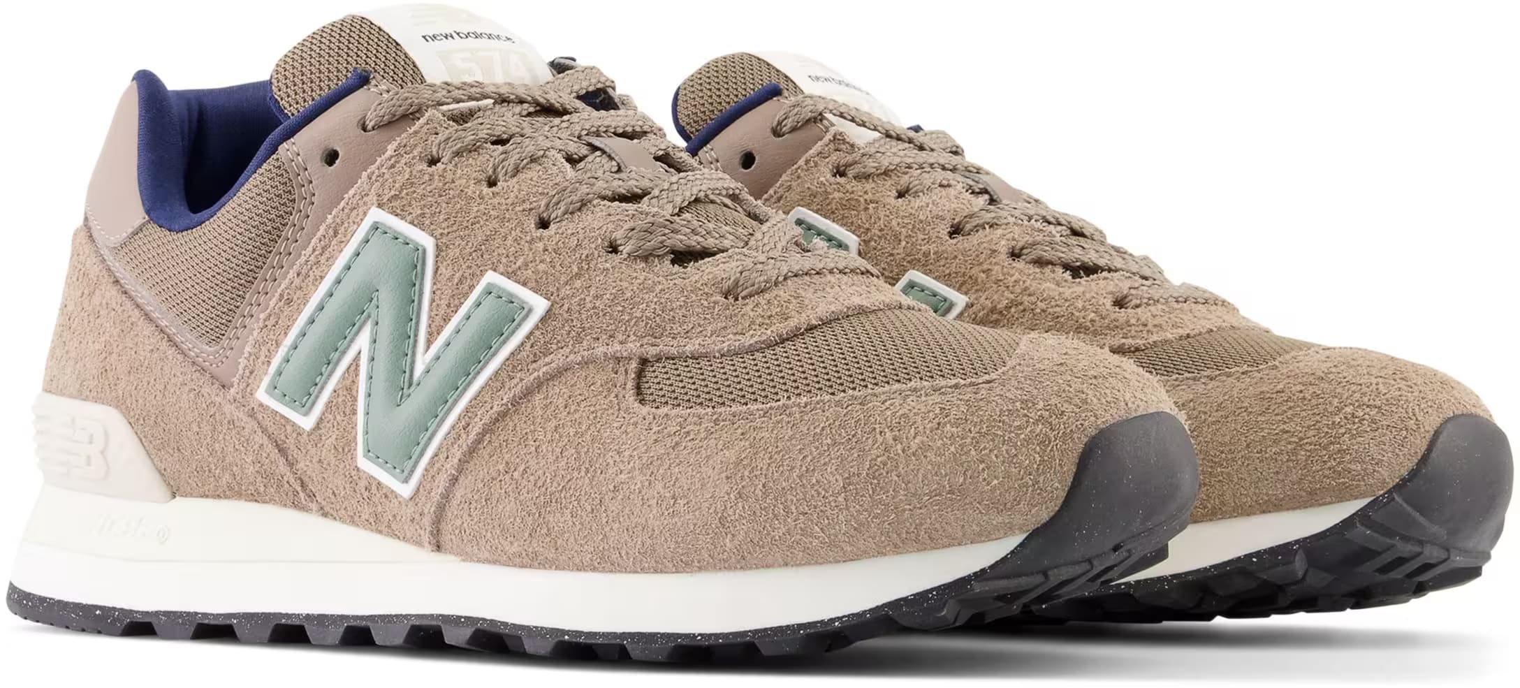 New Balance 574 Brown Grey Navy