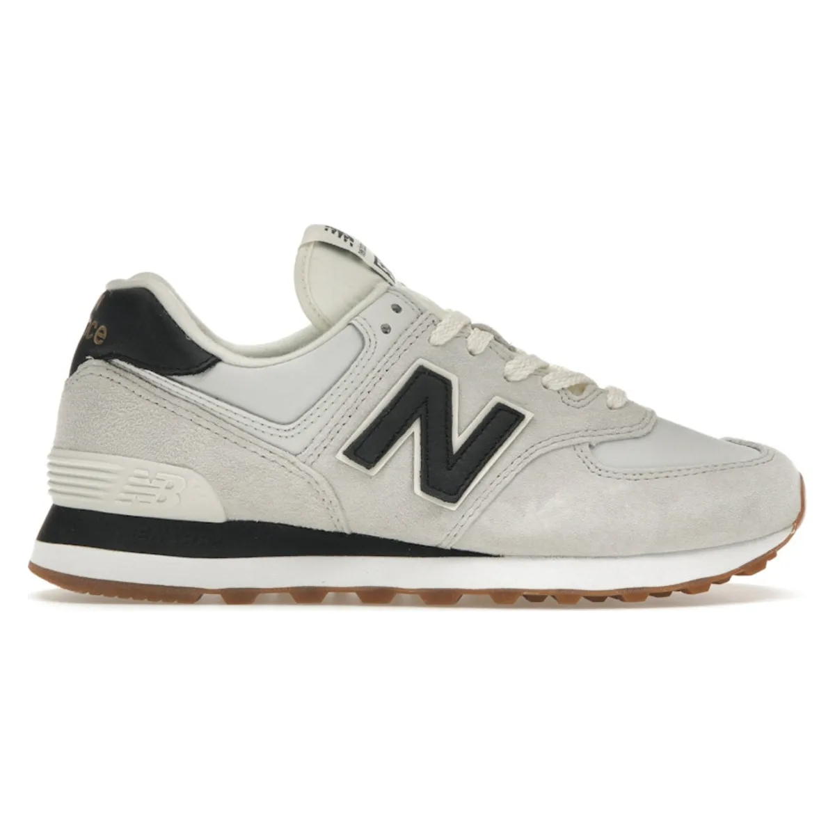 New Balance 574 Sea Salt Black