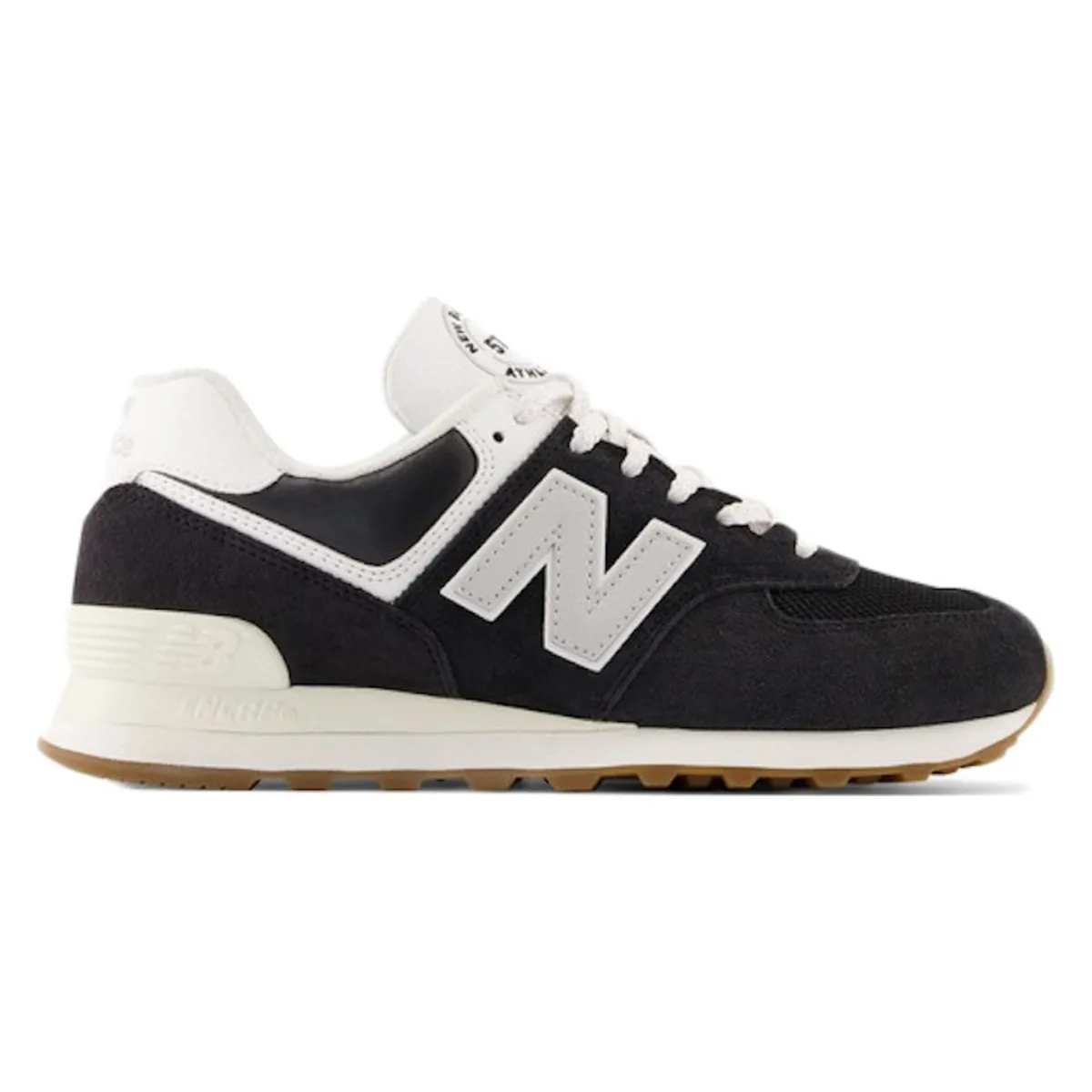 New Balance 574 Black White Gum
