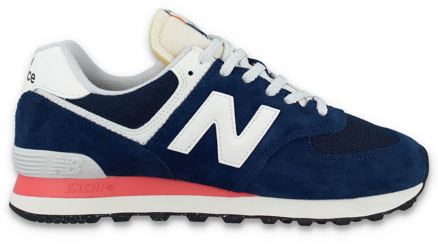 New Balance 574 Navy Sea Salt Red