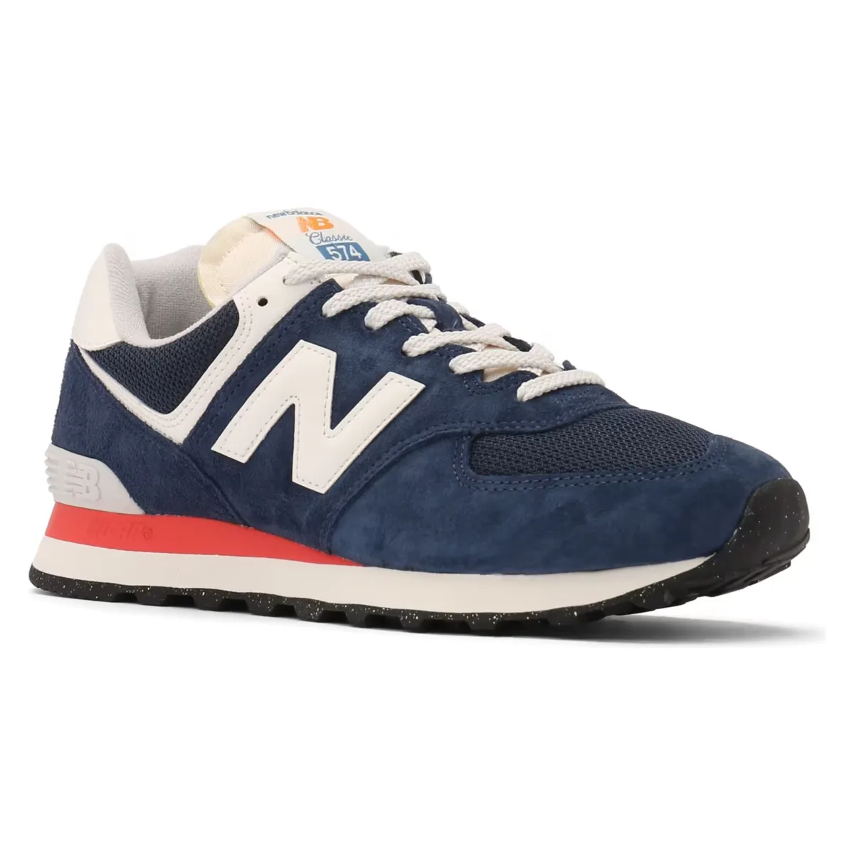 New Balance 574 Navy Sea Salt Red