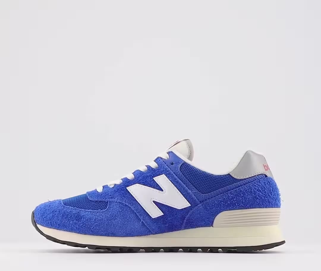 New Balance 574 Blue White Silver