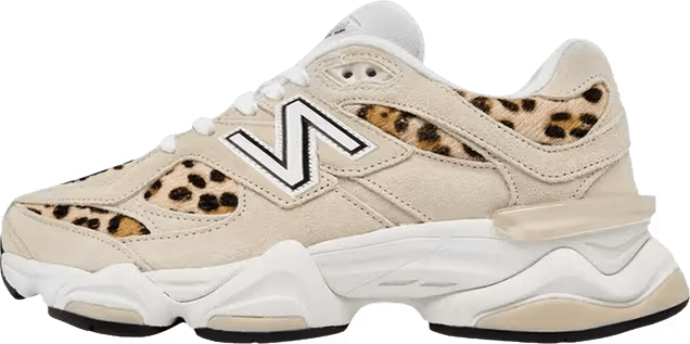 New Balance 9060 Tan Leopard White