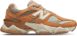De New Balance 9060 "Flat Taupe Copper" als basis voor een complete winterlook