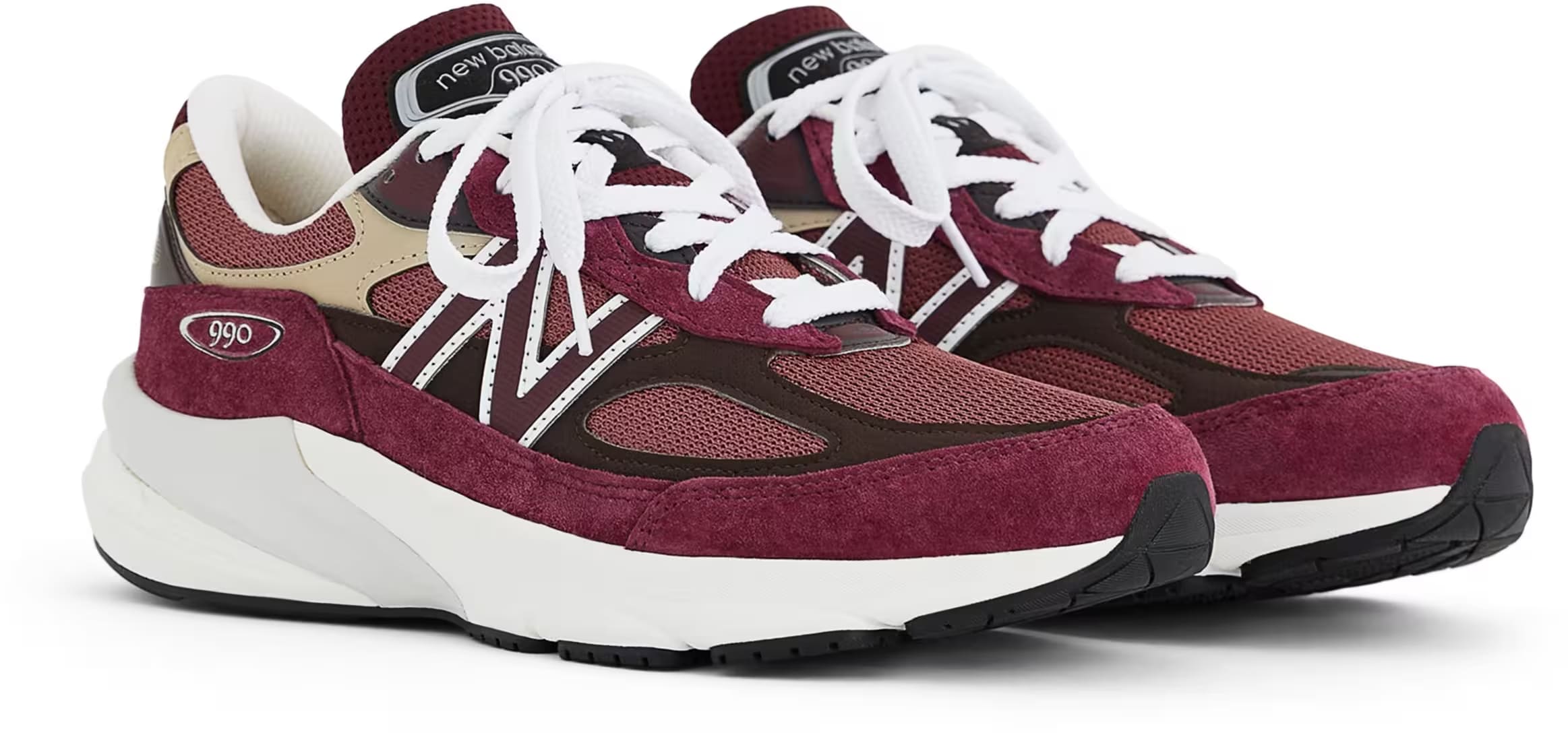 New Balance 990v6 Made in USA "Burgundy Tan"