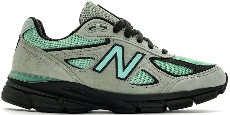 New Balance Made In USA 990v4 "Silver Moss Bright Mint"