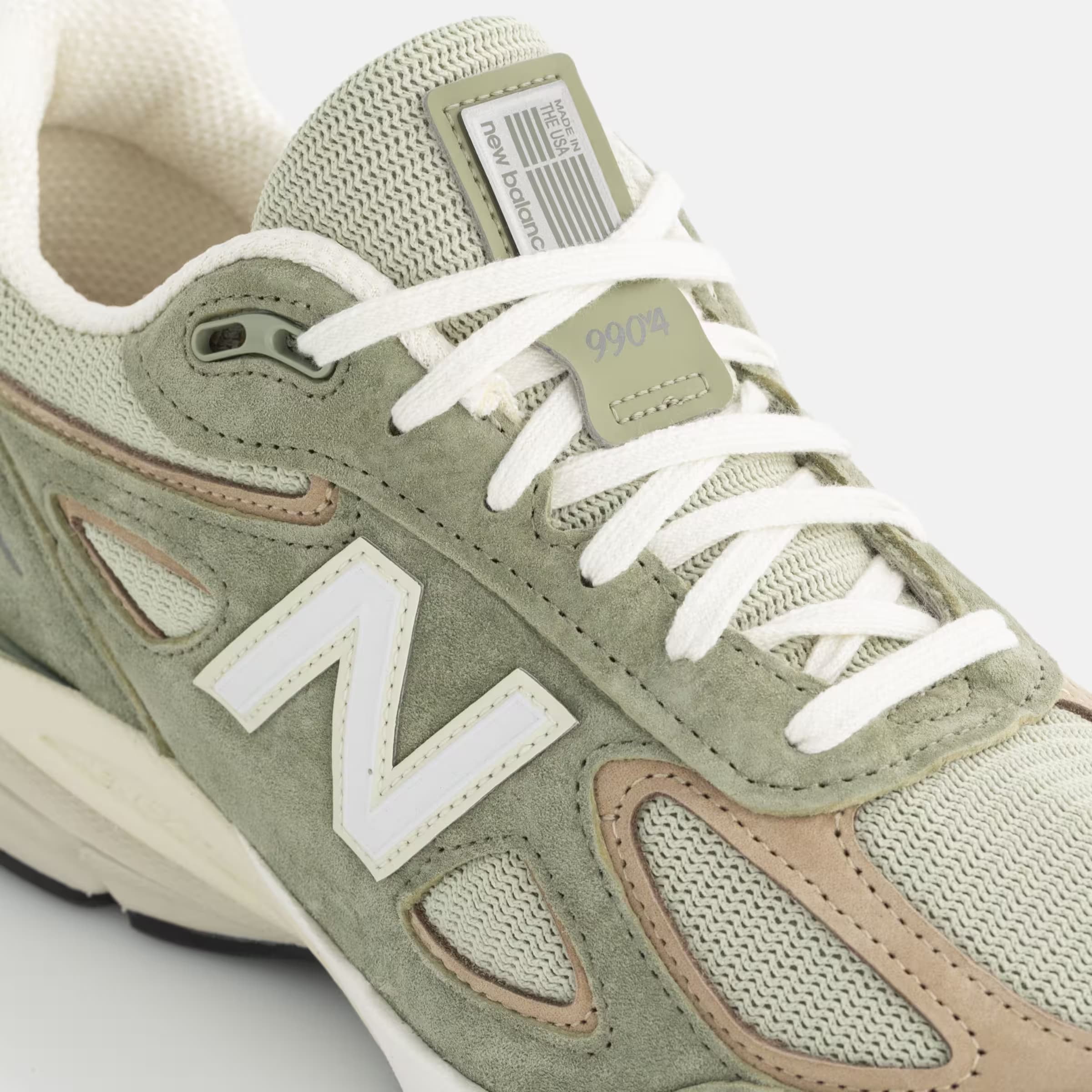 New Balance 990v4 Made in USA "Olive Incense"