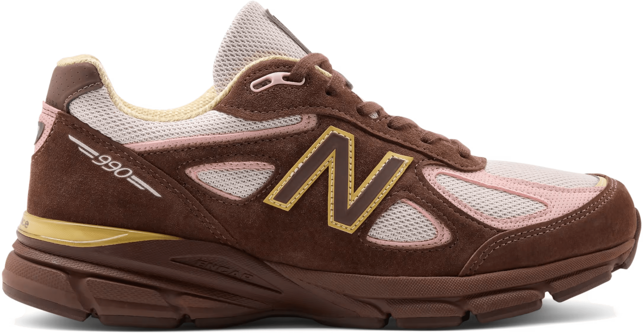 New Balance Made In USA 990v4 "Pumpernickel Pink Chalk"
