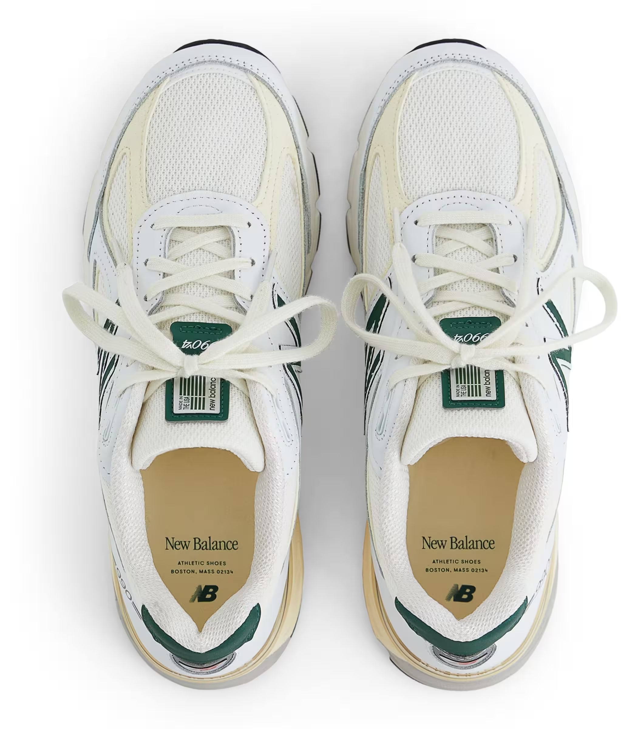 Teddy Santis x New Balance 990v4 Made in USA "White Green"