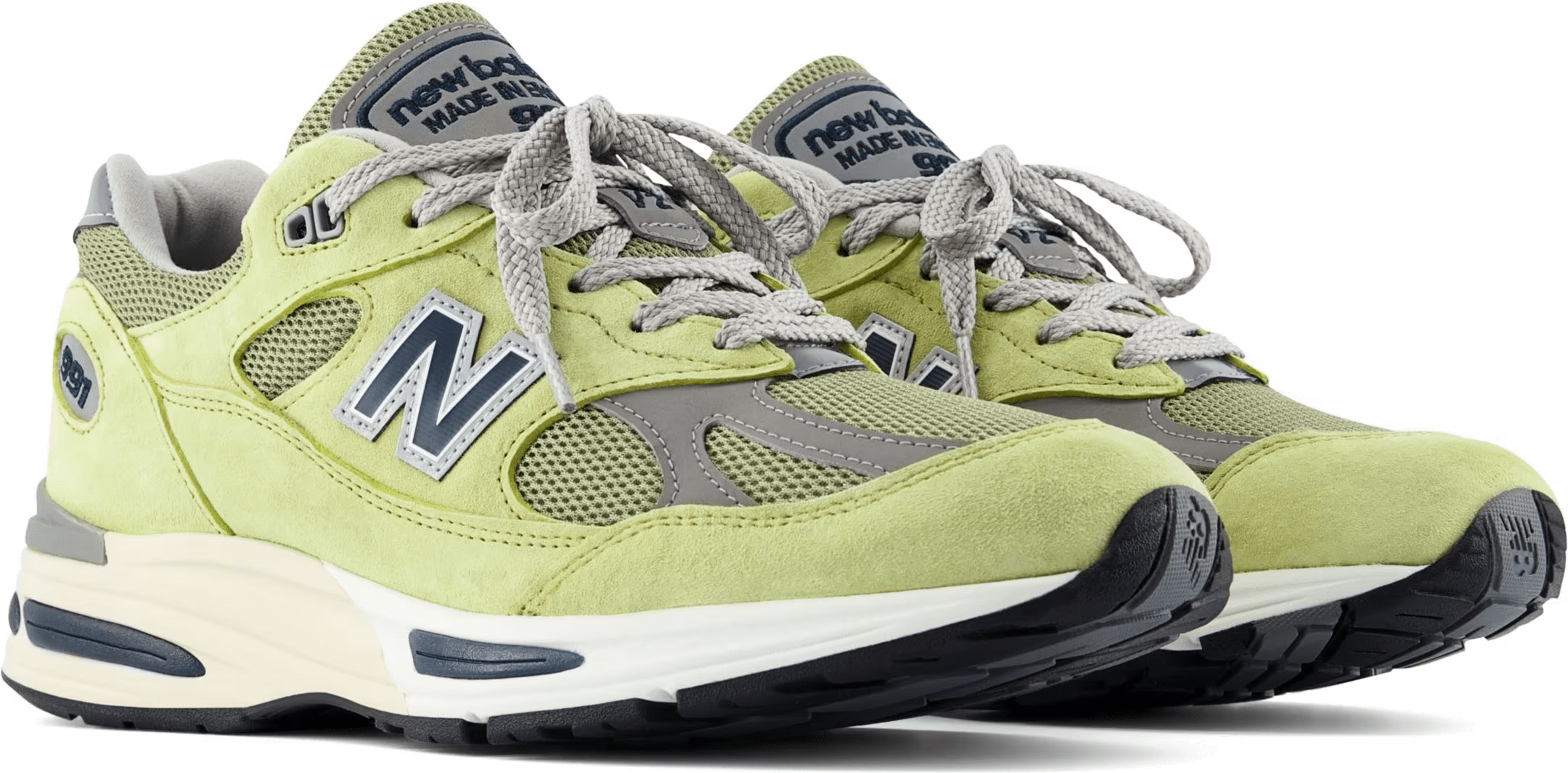 New Balance Made in UK 991v2 "Summer Brights Green Banana"
