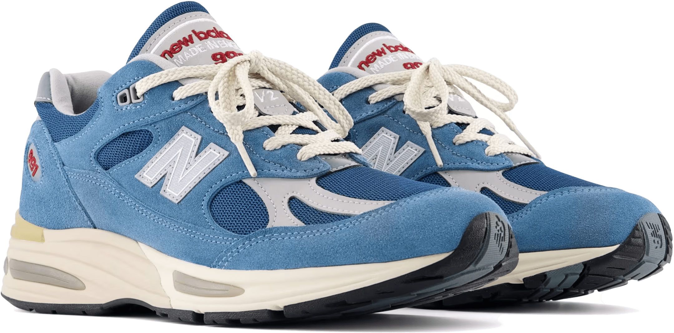 New Balance Made in UK 991V2 Vintage Sports "Bluesteel Poseidon"