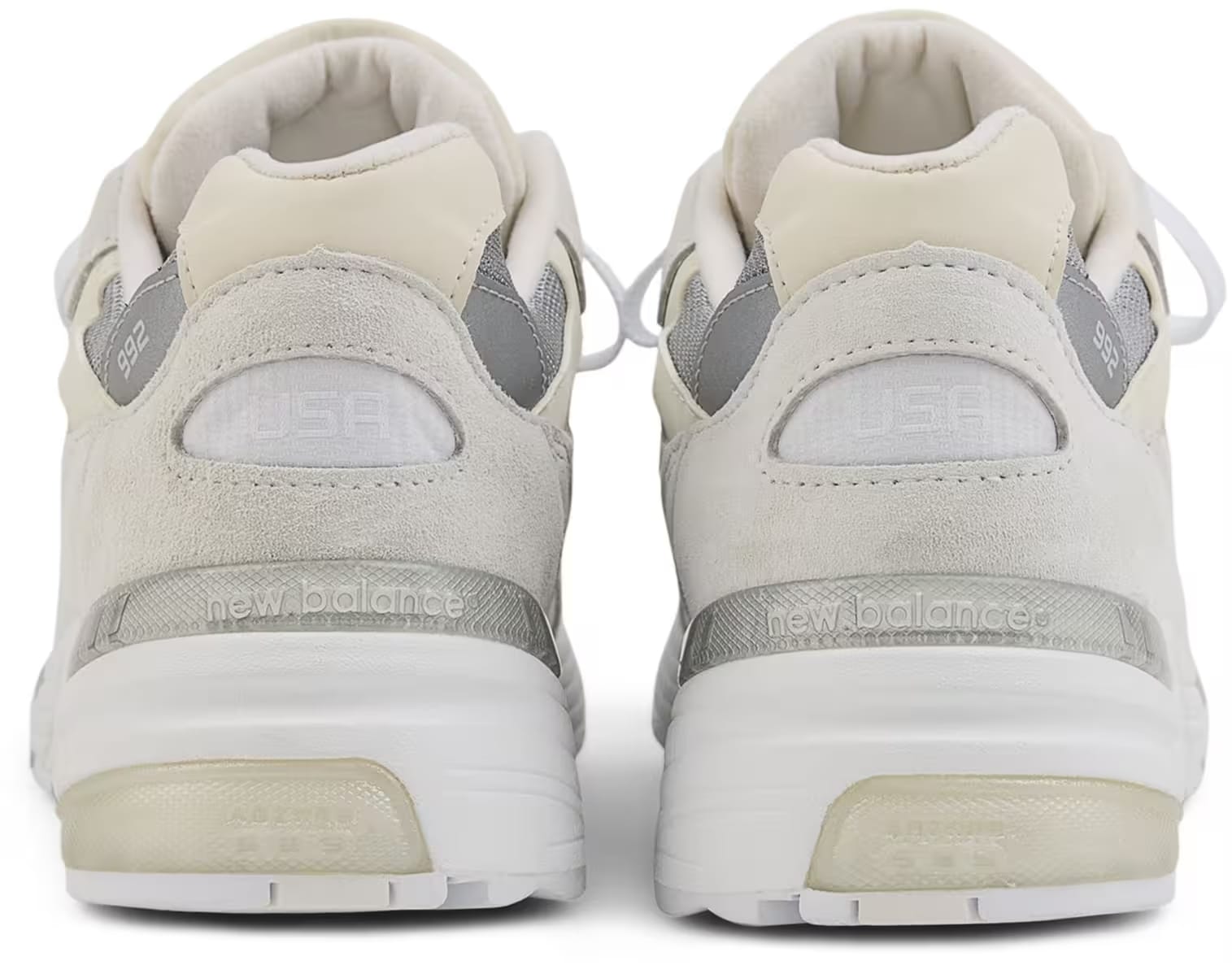 New Balance Made in USA 992 Core "White Silver Metallic"