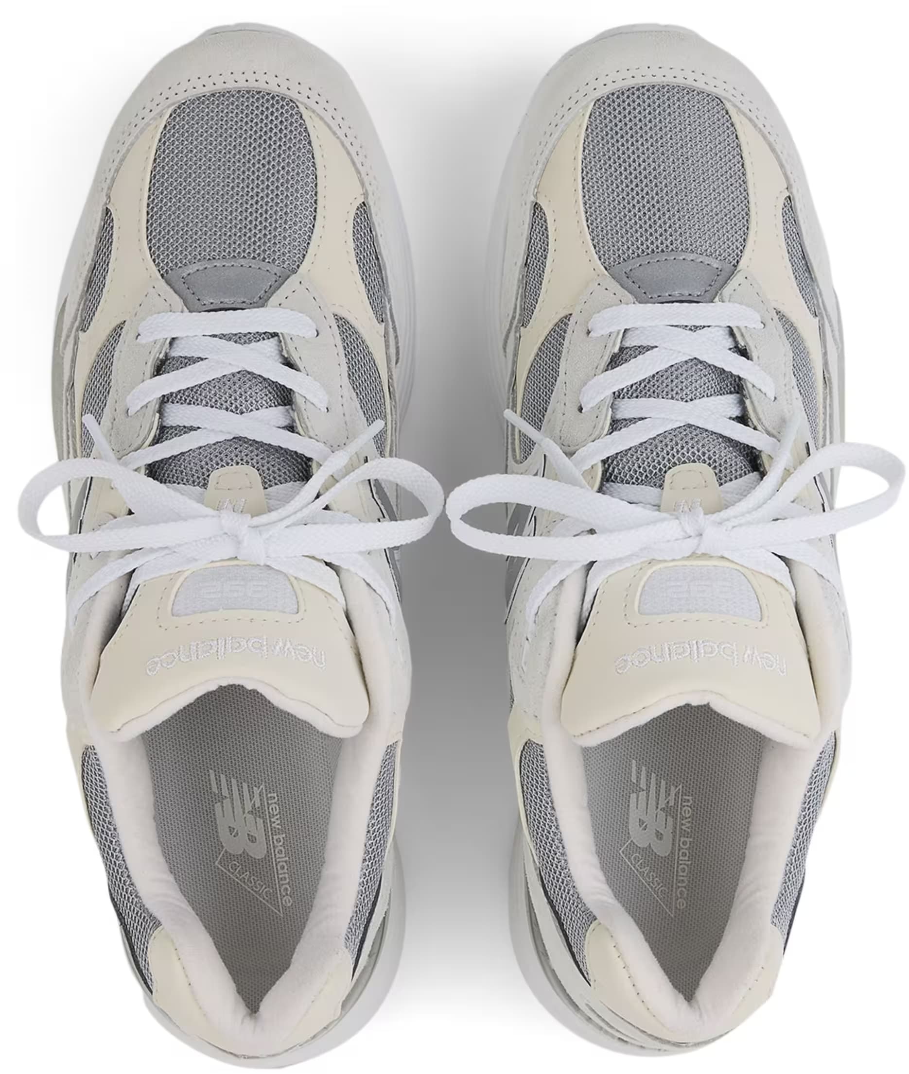 New Balance Made in USA 992 Core "White Silver Metallic"