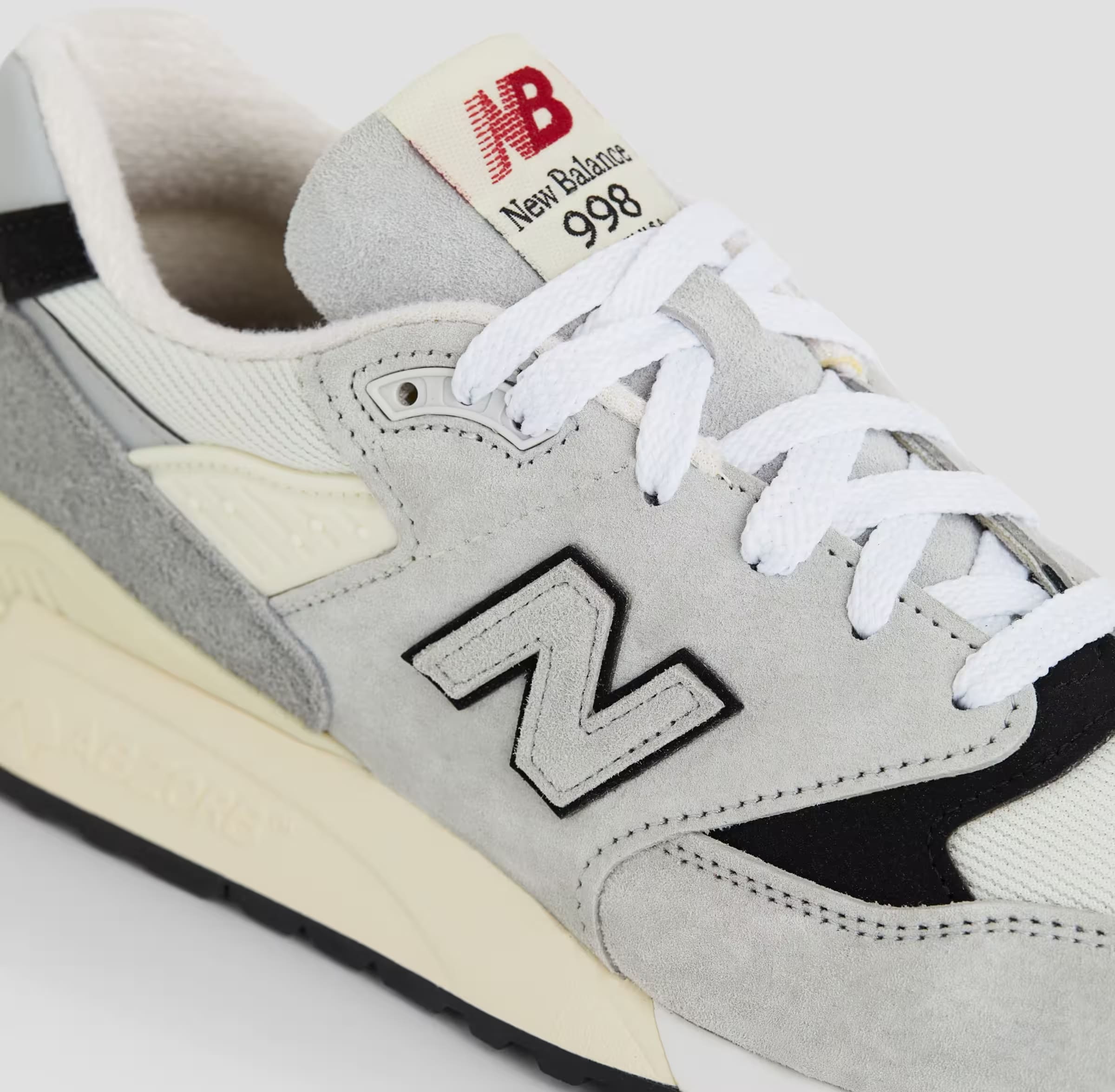 New Balance Mada in USA 998 "Black Grey"