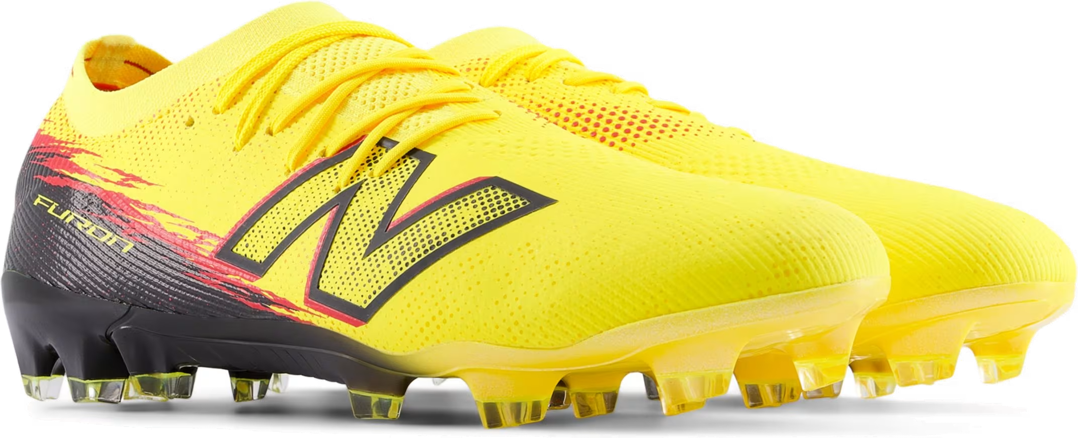 New Balance Furon Elite FG V8 Punch Yellow Black Fire Cracker
