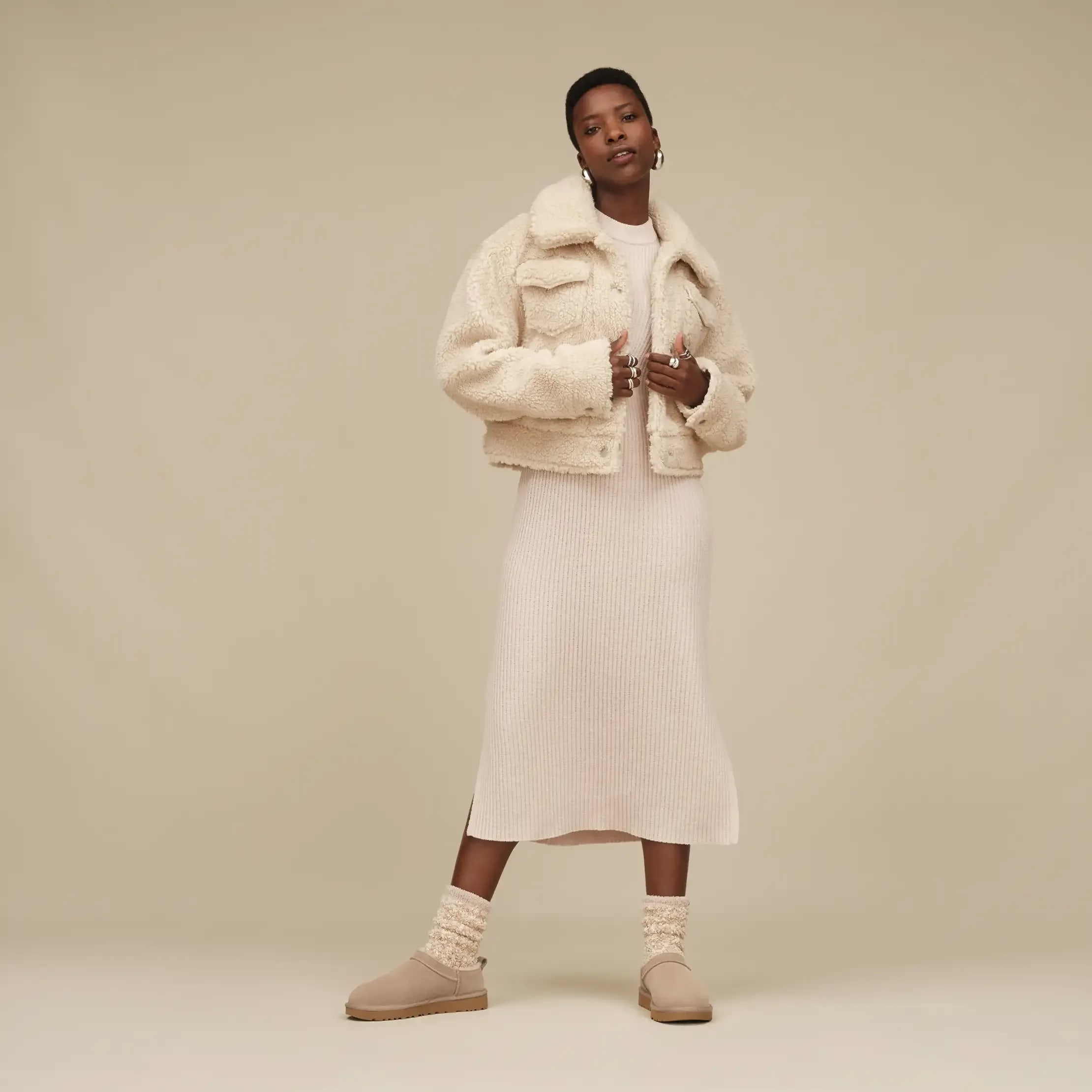 UGG Classic Micro-laars Dames "Sand"