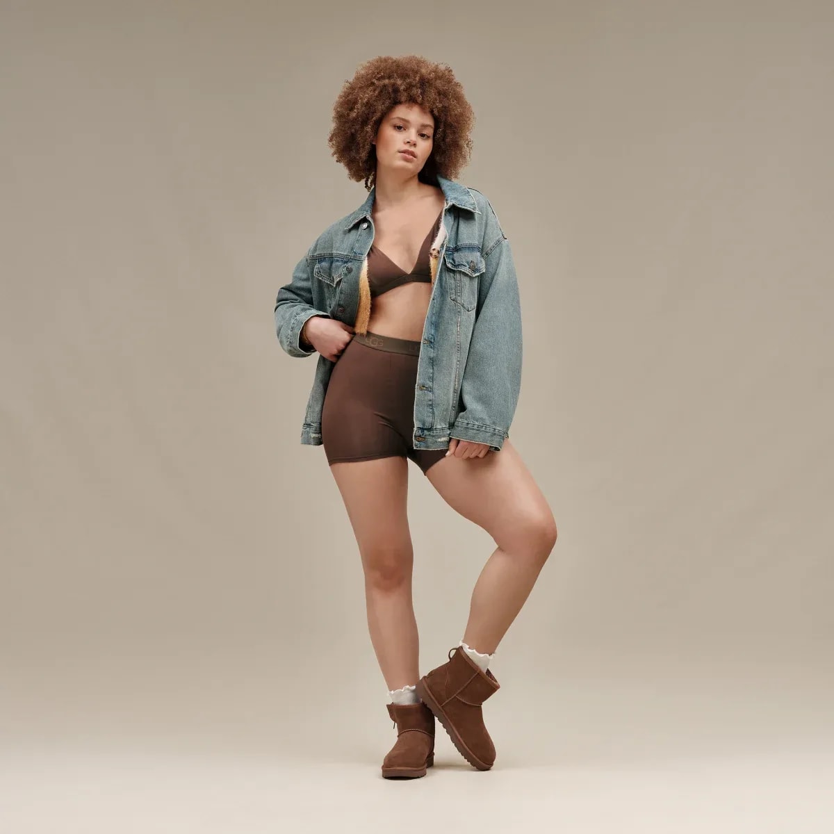 UGG Classic Mini Bailey Laars Dames "Hickory"