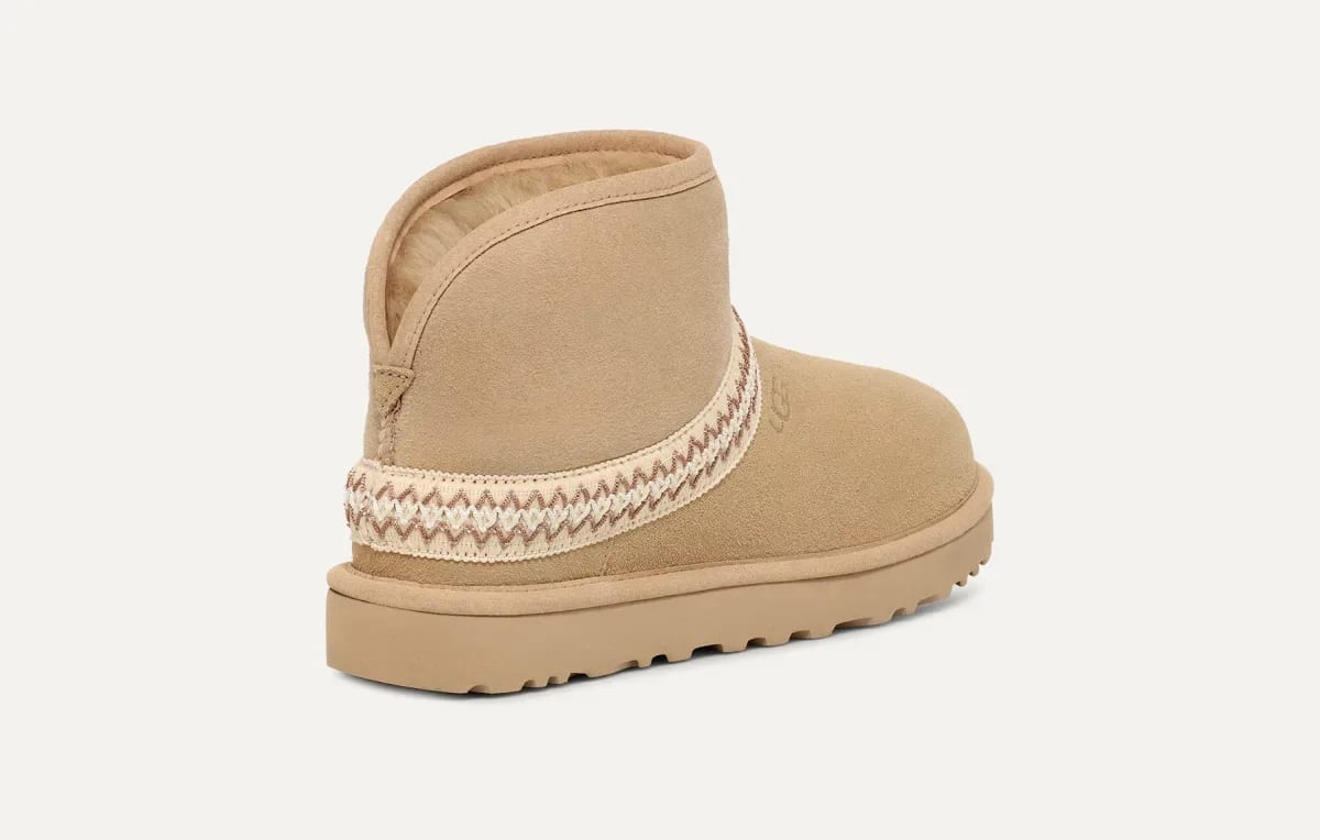 UGG Classic Mini Crescent Laars Dames "Mustard Seed"