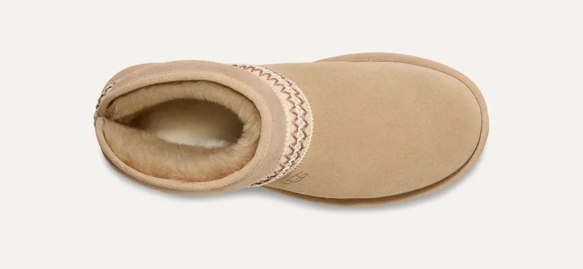 UGG Classic Mini Crescent Laars Dames "Mustard Seed"