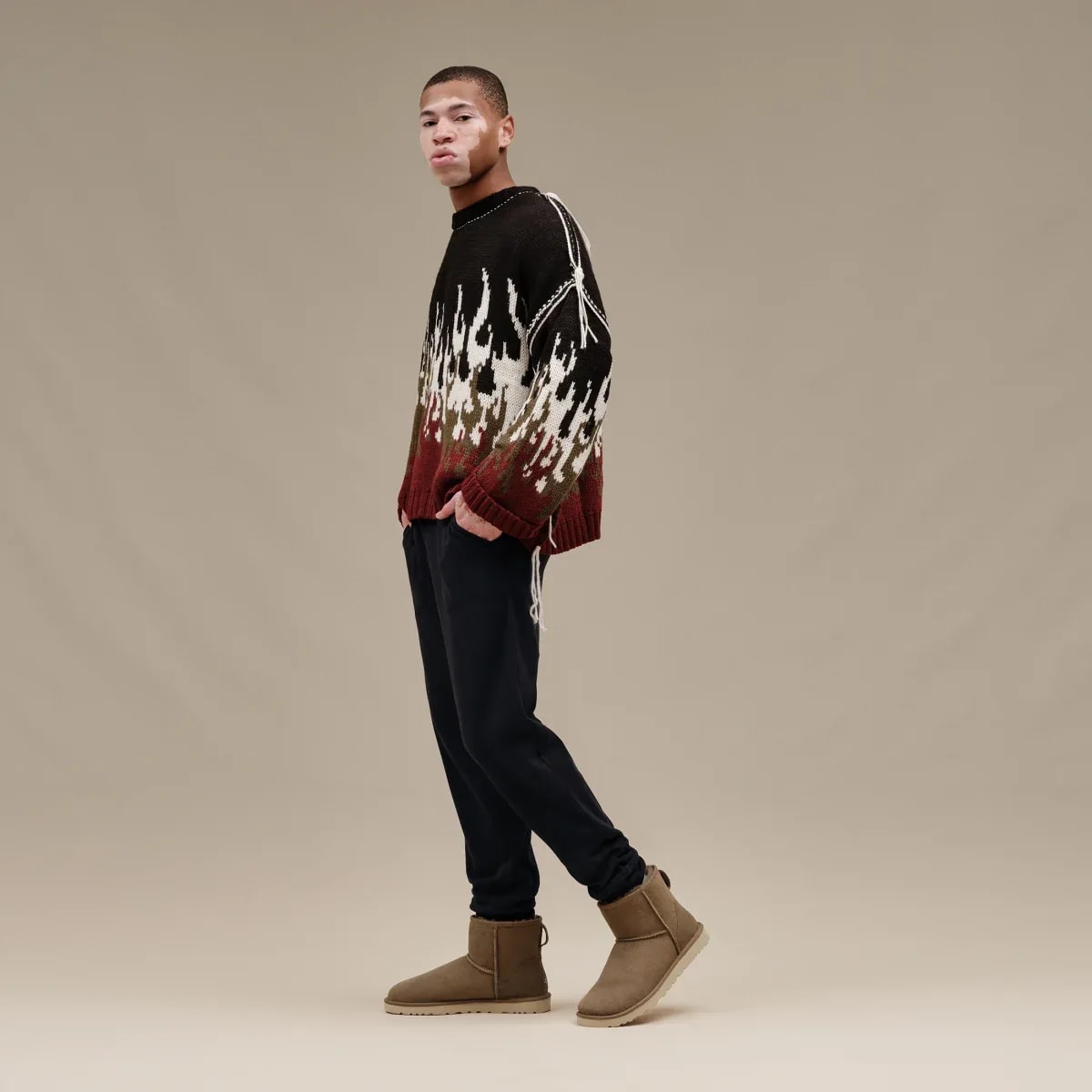 UGG Classic Mini Laars Heren "Hickory"