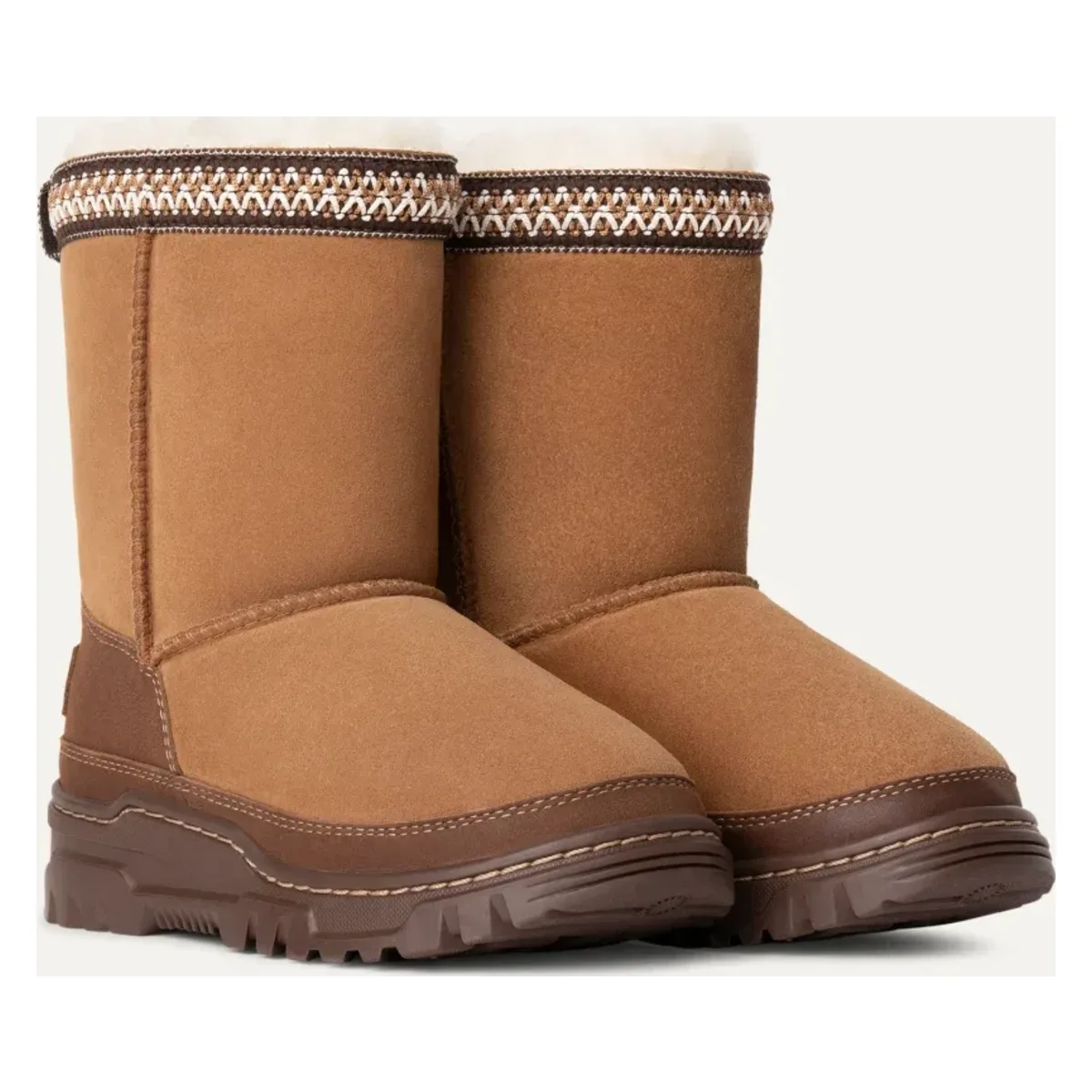 UGG Classic Short TrailGazer Laars Kids "Chestnut"
