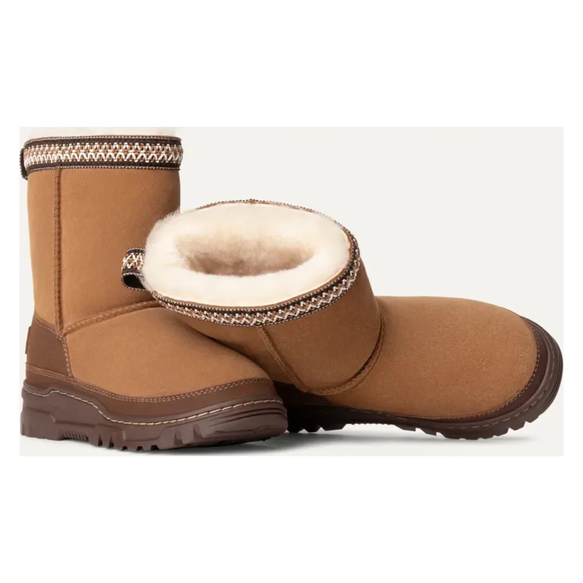 UGG Classic Short TrailGazer Laars Kids "Chestnut"