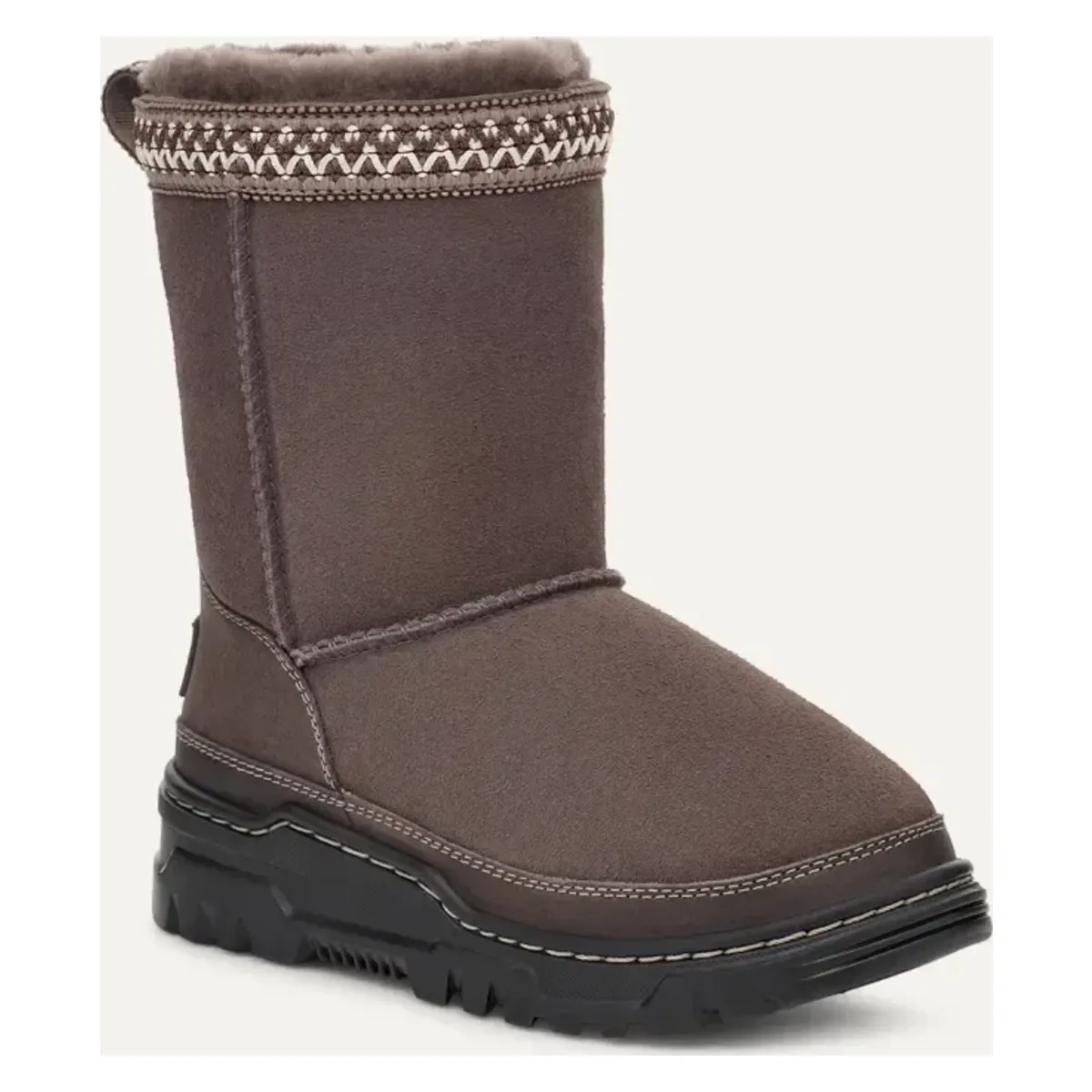 UGG Classic Short TrailGazer Laars Kids "Thunder Cloud"