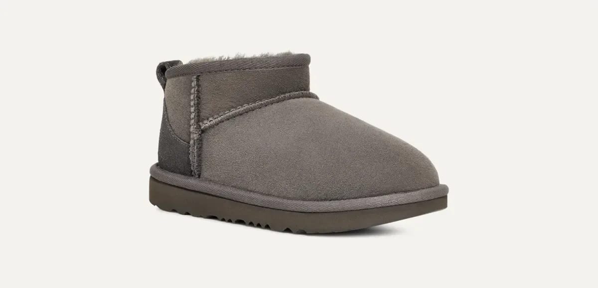 UGG Classic Ultra Mini Laars Kids "Grey"
