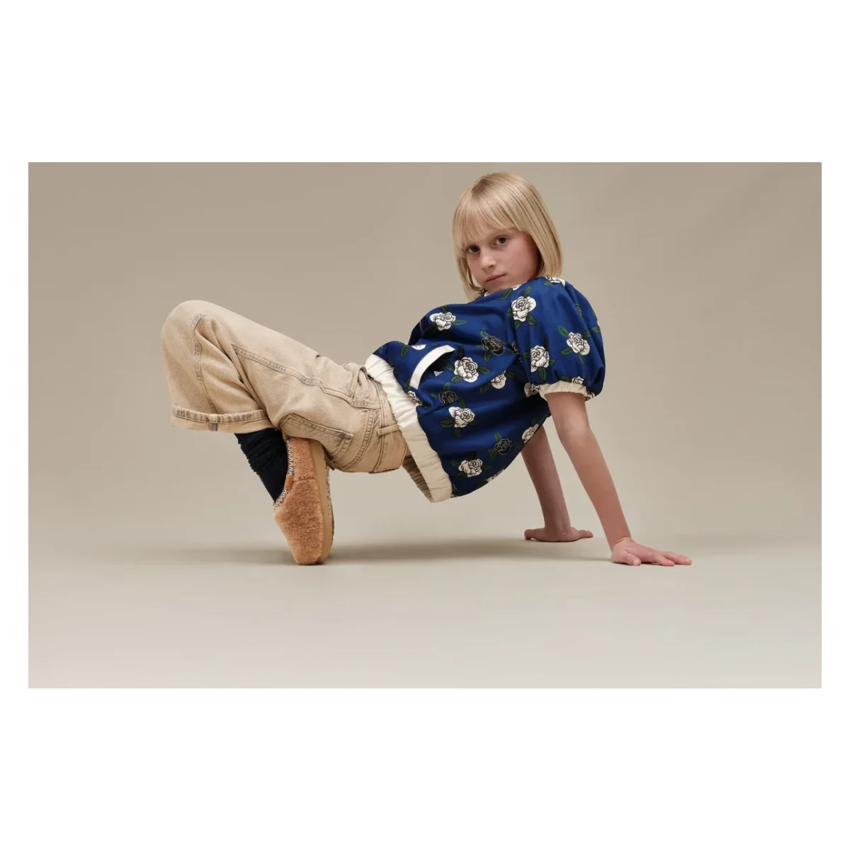 UGG Tasman Maxi Curly Kids "Chestnut"