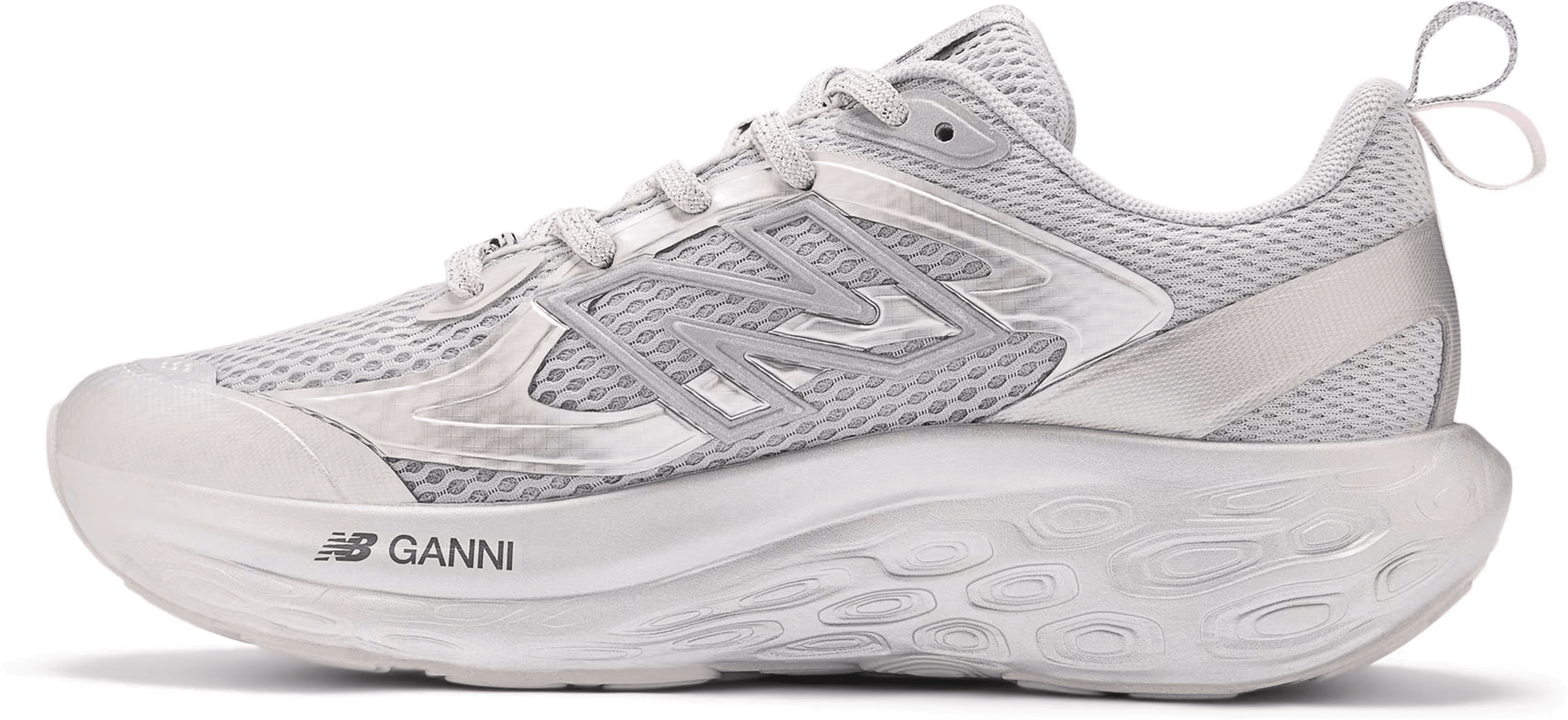 GANNI x New Balance Fresh Foam Trainer "Silver Pink"
