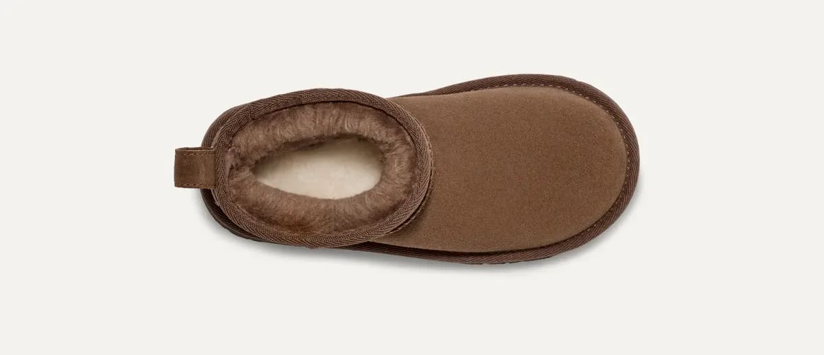 UGG Classic Ultra Mini New Heights Laars Kids "Hickory"