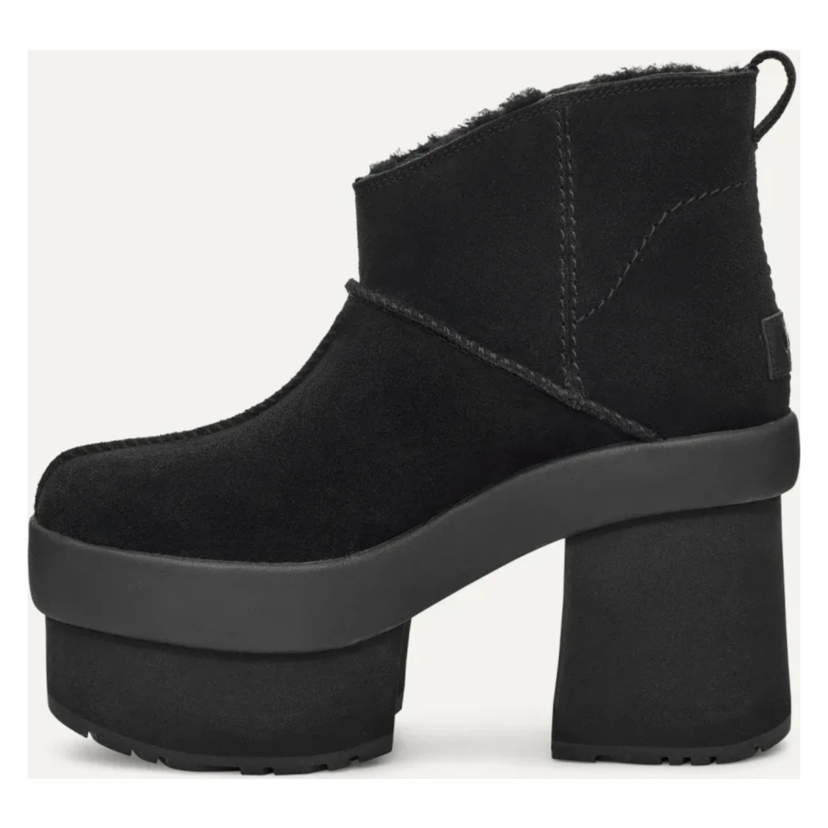Ugg Platform Mini New Heights Laars Dames "Black"