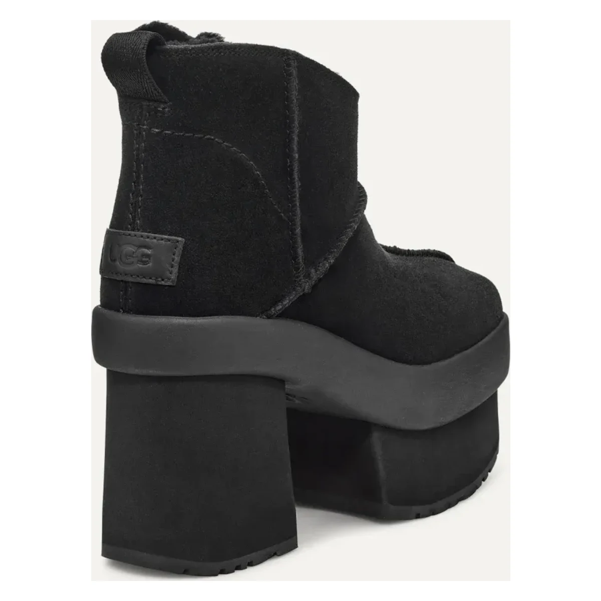 Ugg Platform Mini New Heights Laars Dames "Black"