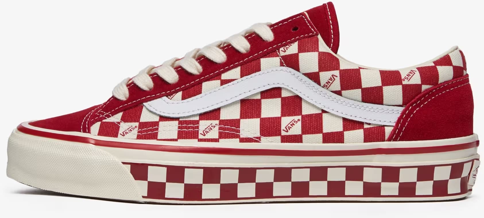 Vans Old Skool 36 Premium Checkerboard Chili Pepper Red