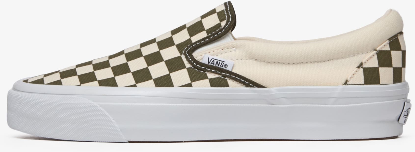 Vans Classic Slip-On 98 LX Checkerboard Grape Leaf Green