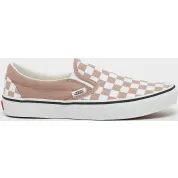 Vans Classic Slip-On Checkerboard Warm Taupe Brown White