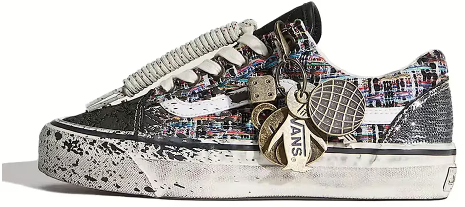 Vans Premium Old Skool Charms Black Grey