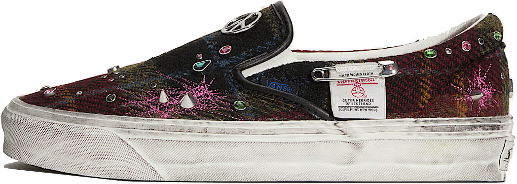 Vans Premium Classic Harris Tweed Slip-On "Red"