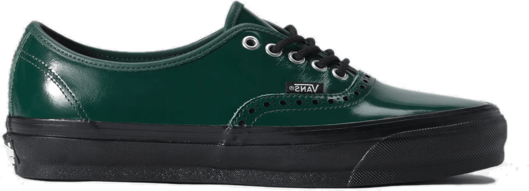 Vans OTW Authentic 44 Siped Vibram Gloss Leather Brogue Emerald Green