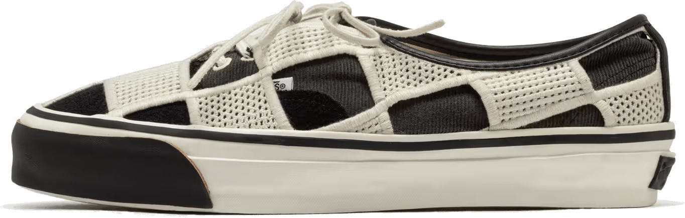 Vans LX Authentic 44 Shell Knit Black Egret