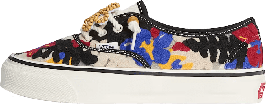 Vans Premium Authentic Needlework White Red Blue