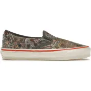 Vans Vault UA OG Classic Slip-On LX Nigel Cabourn Carpet Green Mix