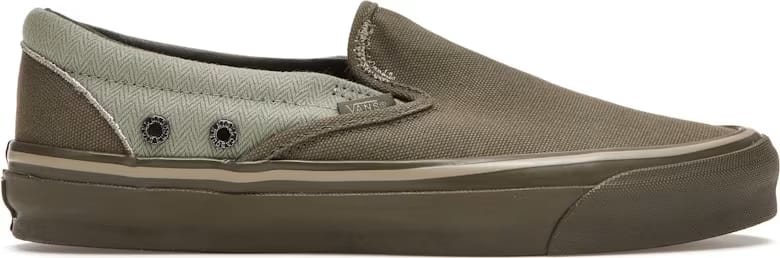 Vans Vault UA OG Classic Slip-On LX Nigel Cabourn Army Mix