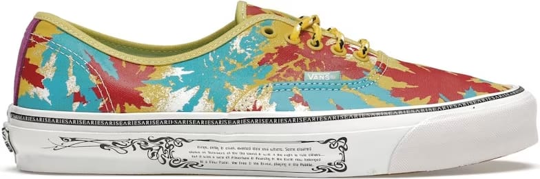 Vans Vault UA OG Authentic LX Aries Weed Leaf Yellow
