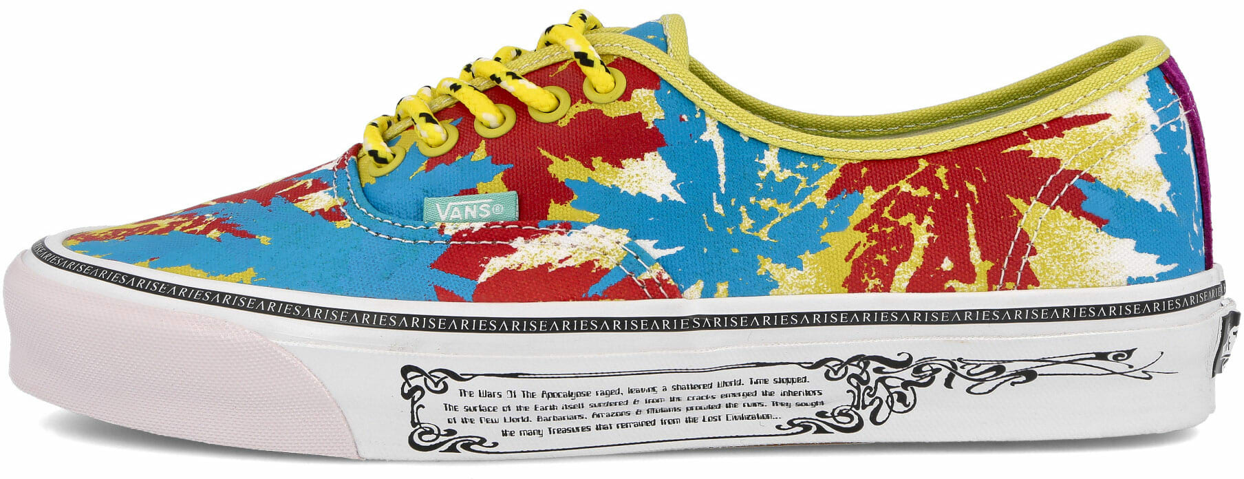 Vans Vault UA OG Authentic LX Aries Weed Leaf Yellow